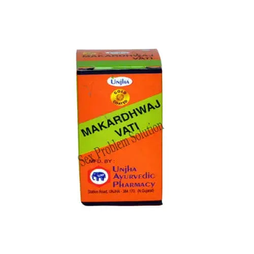 Unjha Makardhwaj Vati (Gold Coated)